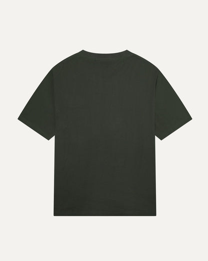 Old Money Cotton T-shirt Dark Green